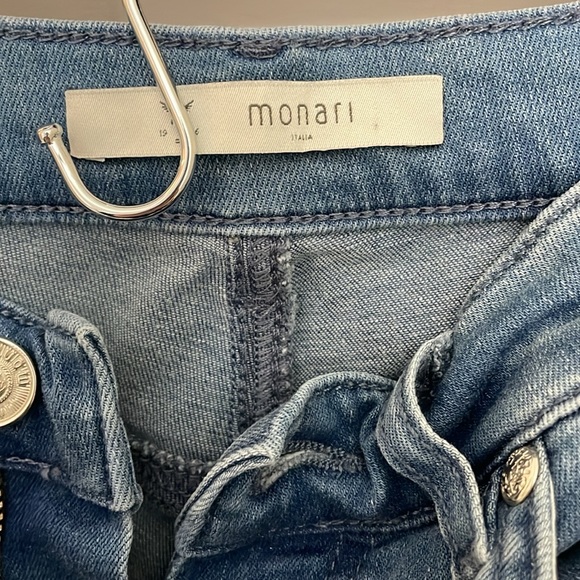 Monari Sequin Glitter Jeans Size 8 - Picture 3 of 3